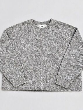Nike Tech Pack Gray Sweatshirt XXL Boxy Crop